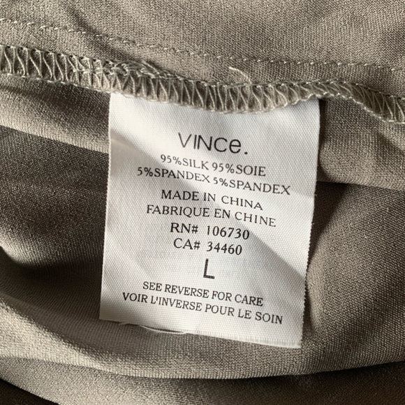 VINCE Cascade Silk Halter Top - Picture 7 of 8